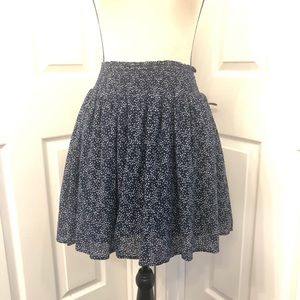 Old Navy pull on mini skirt blue with stars